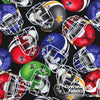 Blank Quilting - Love Of The Game, Football Helmets, Black