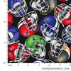 Blank Quilting - Love Of The Game, Football Helmets, Black