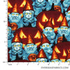 Blank Quilting - Thriller Night, Halloween Gnomes, Orange (Glow in the dark)