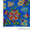 Elizabeth's Studio - Tucson 449, Beaded Floral, Blue