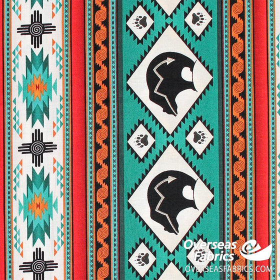 Elizabeth's Studio - Tucson, Bear Stripe, Blue