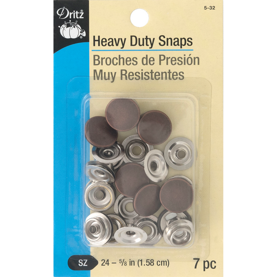 Dritz - Heavy Duty Snaps, Copper