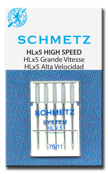 Schmetz - Chrome High-Speed Quilter's Machine Needles, Size 75/11