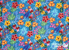 ITEX - Native Floral by Shannon Gustafson (Ojibwe), Teal Blue