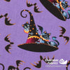 Blank Quilting - Witchful Thinking, Hats with Cats, Purple