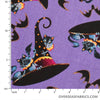 Blank Quilting - Witchful Thinking, Hats with Cats, Purple