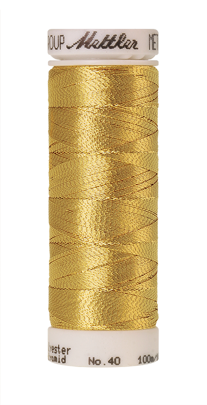 Mettler Metallic Thread, 100m - #2108 Inka Gold