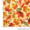 QT Fabrics - Harvest Elegance, Leaves, Neutral