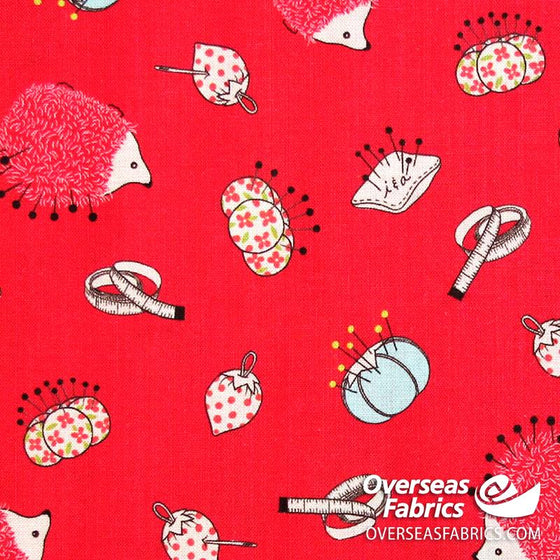 QT Fabrics - Sew What?, Pin Cushions, Red