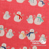 Riley Blake - Cozy Christmas, Snowmen, Pink