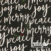 Riley Blake - Winterberry, Text, Black