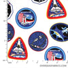 Riley Blake - Out Of This World NASA, Patches, White