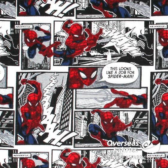Springs Creative - Marvel, Spiderman Comic Panels, Grey