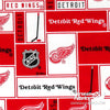 NHL Quilting Cotton - Detroit Red Wings, Red 840