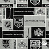 NHL Quilting Cotton - LA Kings, Grey