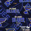 NHL Quilting Cotton - St Louis Blues, Blue 1199