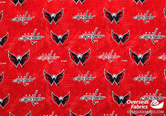 NHL Quilting Cotton - Washington Capitals, Red