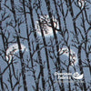 StudioE Fabrics - Spooky Night, Moonlight Trees, Grey