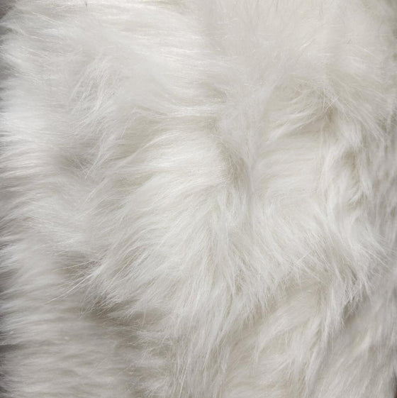 Faux Fur 60" - Solid, White