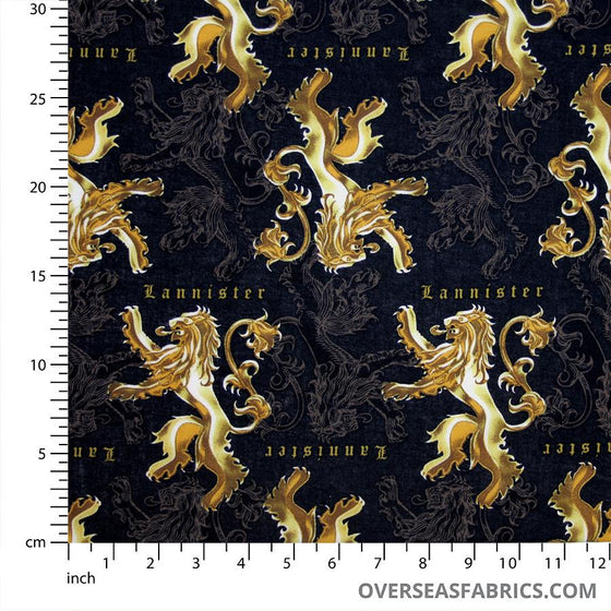 Springs Creative - Game Of Thrones, House Lannister, Black