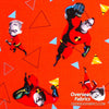 Disney - The Incredibles, Mr Incredible And Dash, Orange (Springs Creative)