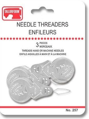 Tailorform - Needle Threaders, Silver, 3pc