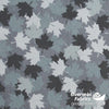 Windham Fabrics - Canadian Christmas, Maple Leaves, Grey
