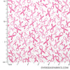 Windham Fabrics - Love Pink, Pink Ribbon, White