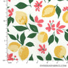Windham Fabrics - Pink Lemonade, Lemons, White