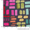 Windham Fabrics - Pencil Club, Eraser Double Border In Slate, MultiGrey