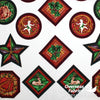 Christmas Cotton Panels - Christmas Time Ornaments