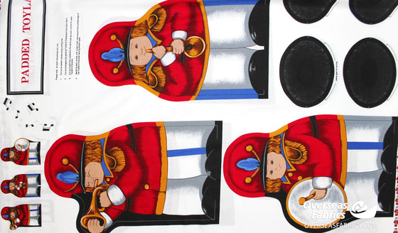 Christmas Cotton Panels - Padded Toyland Characters