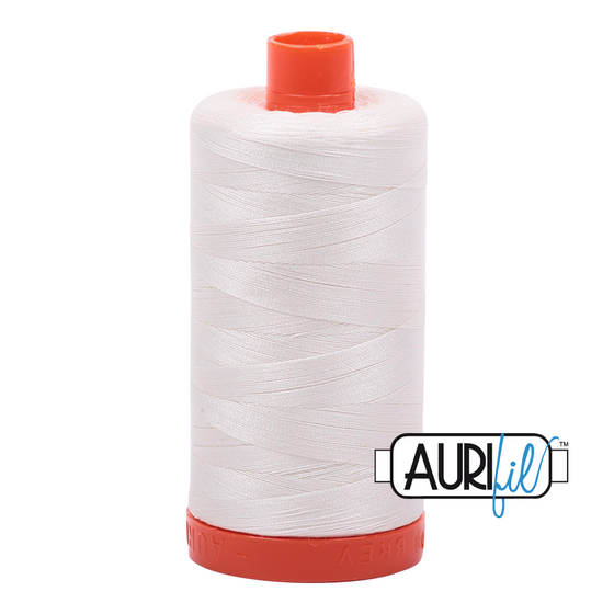 Aurifil Thread 50wt - 2026 Chalk, 1300m Spool