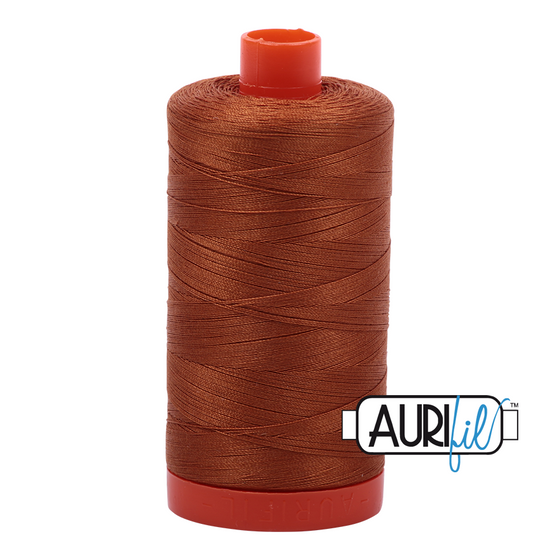 Aurifil Thread 50wt - 2155 Cinnamon, 1300m Spool