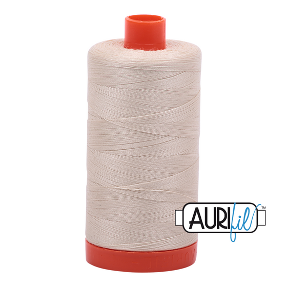 Aurifil Thread 50wt - 2310 Light Beige, 1300m Spool