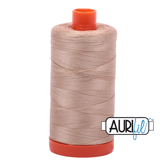 Aurifil Thread 50wt - 2314 Beige, 1300m Spool