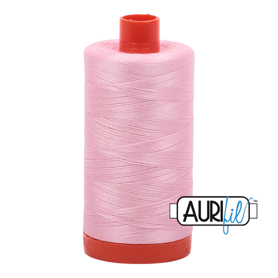 Aurifil Thread 50wt - 2423 Baby Pink, 1300m Spool