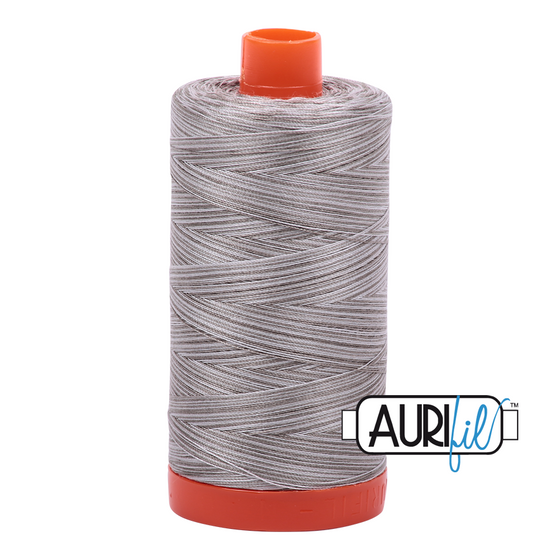 Aurifil Thread 50wt - 4670 Silver Fox, 1300m Spool