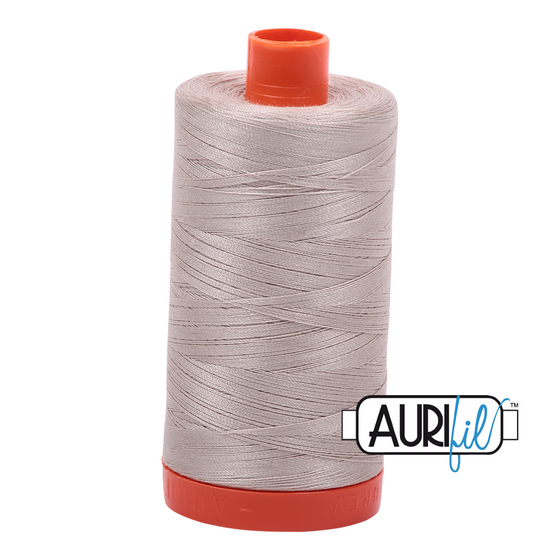 Aurifil Thread 50wt - 6711 Pewter, 1300m Spool
