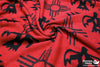 Aztec Wool 60" - Bird, Red