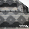 Aztec Wool 60" - Diamond, Grey Black