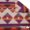 Aztec Wool 60" - Diamond, Purple Orange