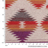 Aztec Wool 60" - Diamond, Purple Orange