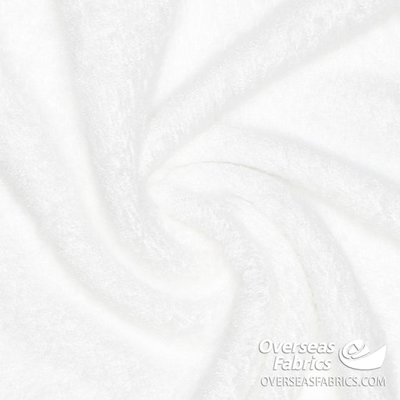 Bamboo-Cotton Terry Towel 60" - White