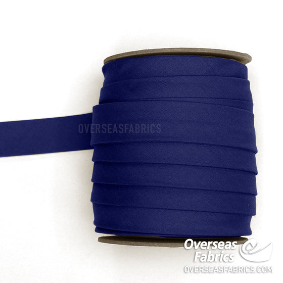 Double-fold Bias Tape 25mm (1") - 015 Navy Blue