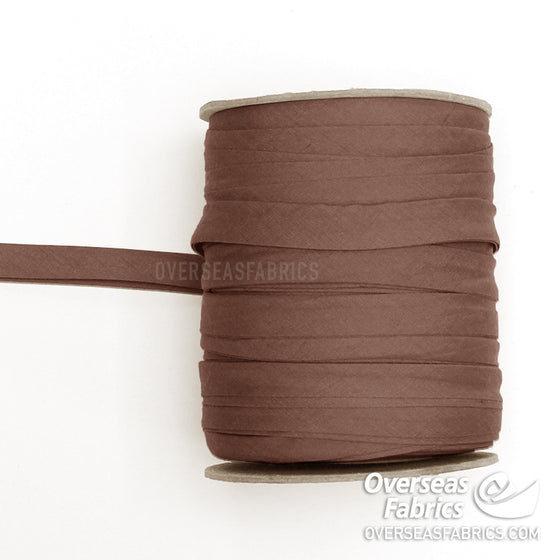 Double-fold Bias Tape 13mm (1/2") - 004 Brown