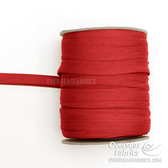 Double-fold Bias Tape 13mm (1/2") - 008 Red