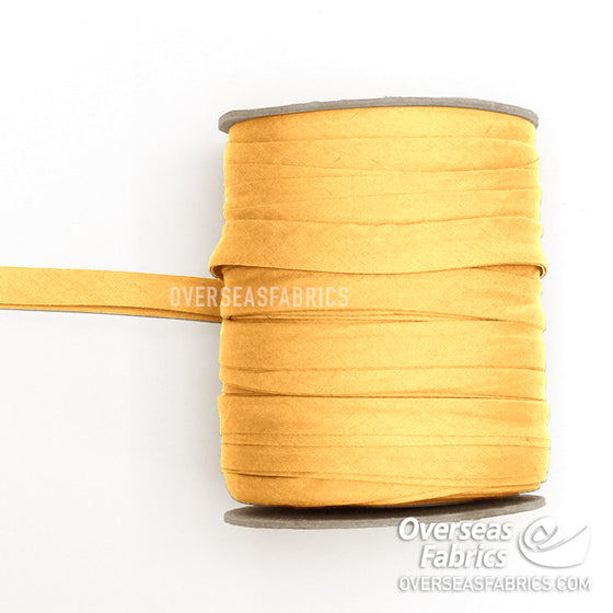 Double-fold Bias Tape 13mm (1/2") - 072 Bright Yellow