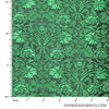 Brocade 45" (Fall 2021) - Design 02, Banarasi Floral, Green