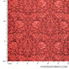 Brocade 45" (Fall 2021) - Design 02, Banarasi Floral, Red